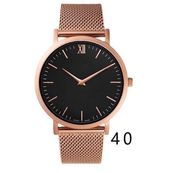 Hew Itt Simple British Lar Sson Stainless Steel Mesh Strap Jen-Nincs Watch 766B