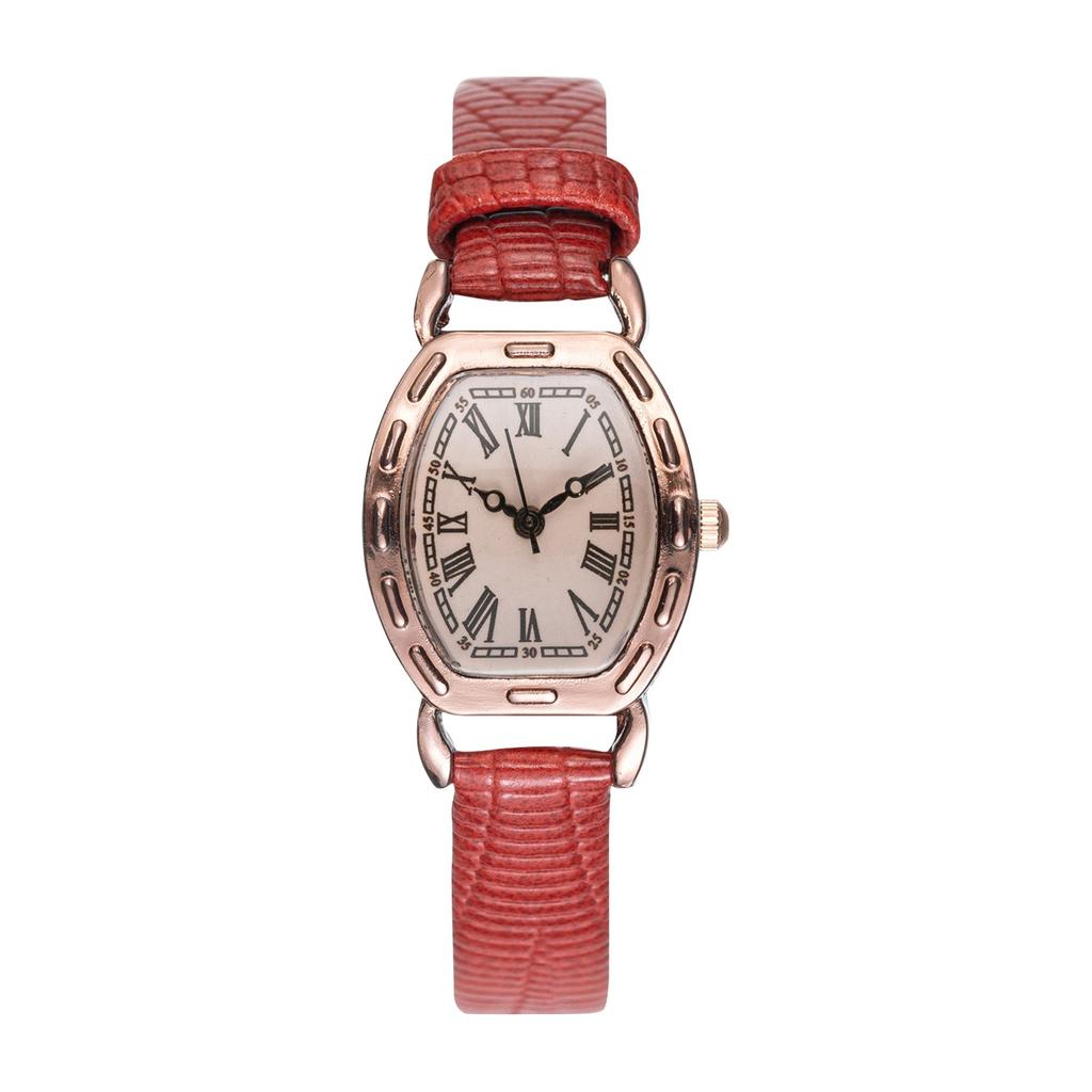 Women's Fine Band Watch Wine Bucket Square Women's Watch Quartz Watch Gift Watch