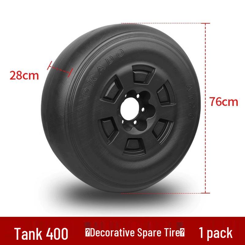 Tank 400 Hi4T/Hi4Z Spare Tire Cover: Original Mecha Style Peeking Design