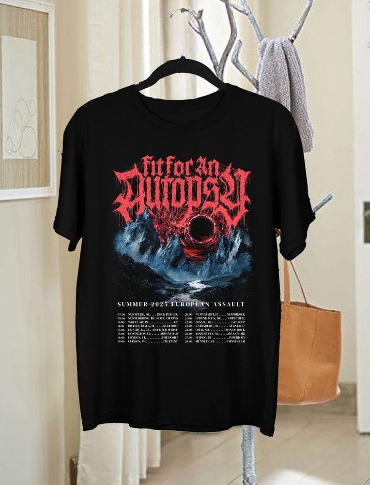 NEW Fit For An Autopsy 2025 Summer tour T Shirt All Size AR1388 Unisex T-Shirt S