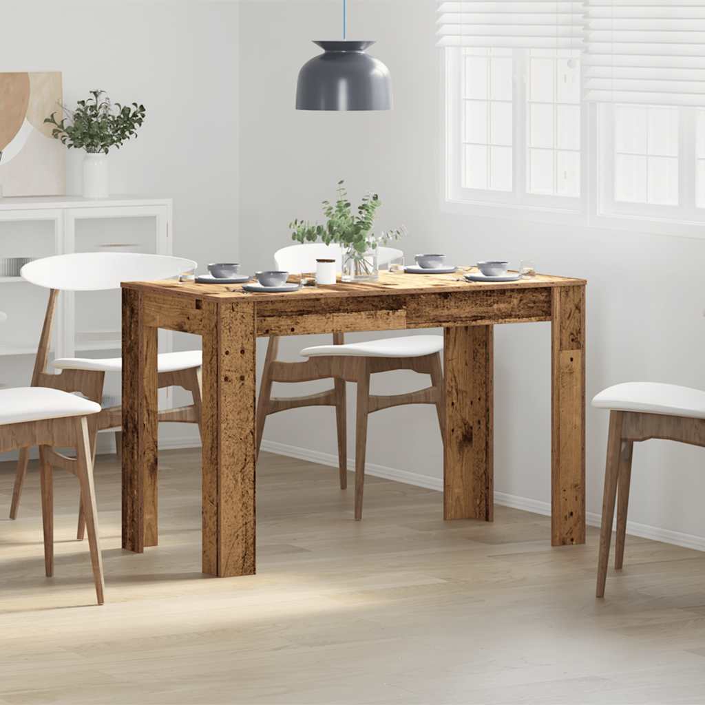 vidaXL Esstisch Altholz-Optik 120x60x76 cm Holzwerkstoff
