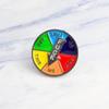 1Pc/3Pcs Pu Jacket Lapel Pins Turntable Pins "OFF ME YOU IT THIS THAT"cartoon Fun Enamel Pins Jewelr
