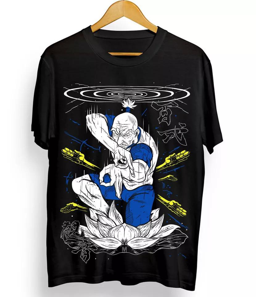 Netero  Strip Hunter Hisoka Anime Manga Black Unisex T-Shirt XXXXL