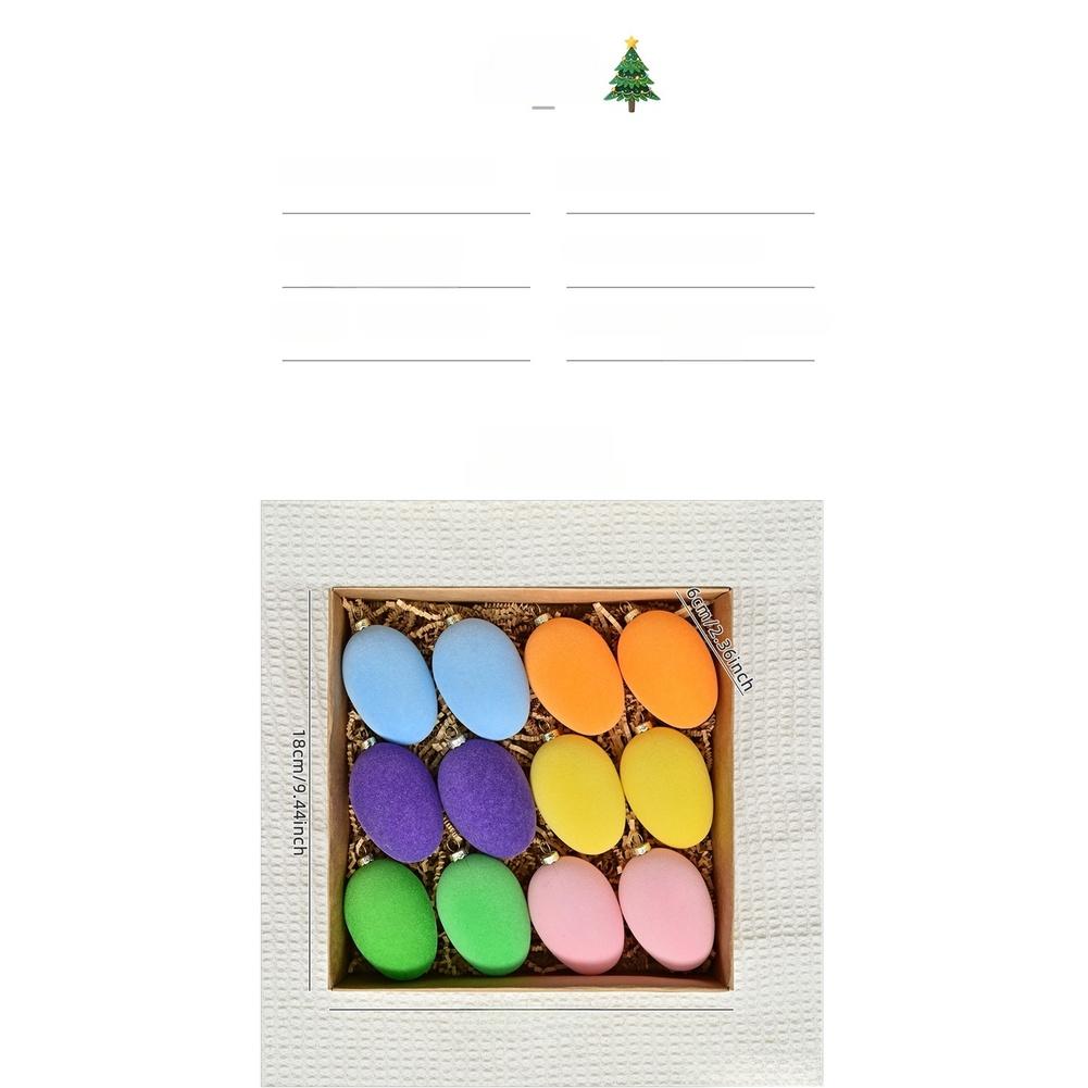 

For Hanging Ornaments Easter Egg Set Painted Ornaments Intricate Hand-painted Details Lightweight Design Table Centerpiece Use China Mainland