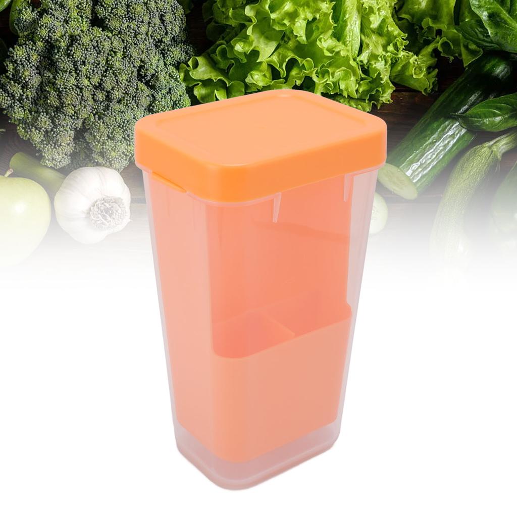 Cilantro Storage Container Plastic Transparent Reusable Easy To Clean Multipurpose Asparagus Container for Refrigerator Kitchen