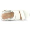 Allegra K Women's Wedge Sandals with Back Strap, Platform, and Ankle Strap, White, Size 27.0cm