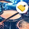 Drum Bells Plastic Cow Bells Instrument Noise Makers Hand Percussions Cowbell Highly and Low Tone Knocker for Drum Set
