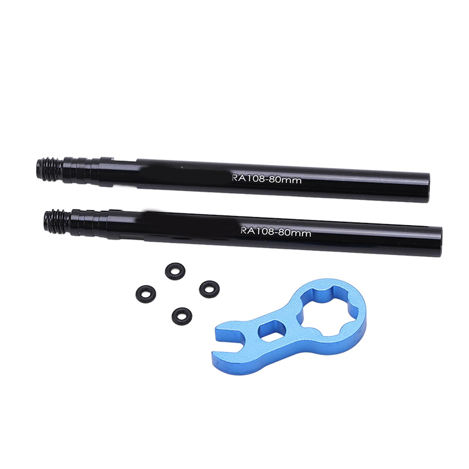 

Комплект удлинителей для вентилей шин RISK, удлинитель штока французского вентиля из алюминиевого сплава для шоссейного велосипеда 80mm / 3.1in