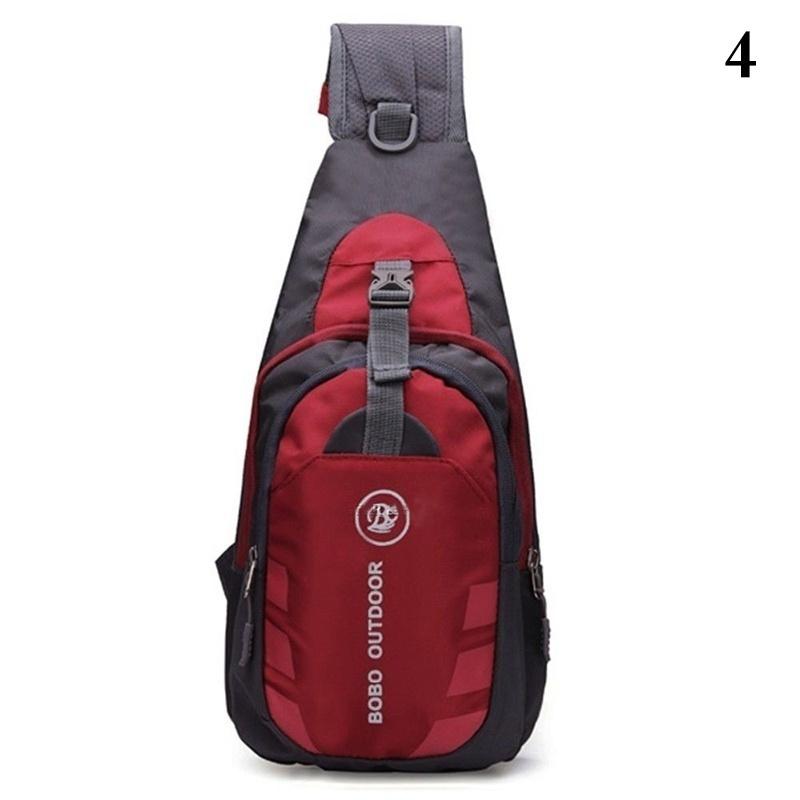 Waterproof Men Wemen Nylon Shoulder Bag Outdoor Camping Travel Bike Sport