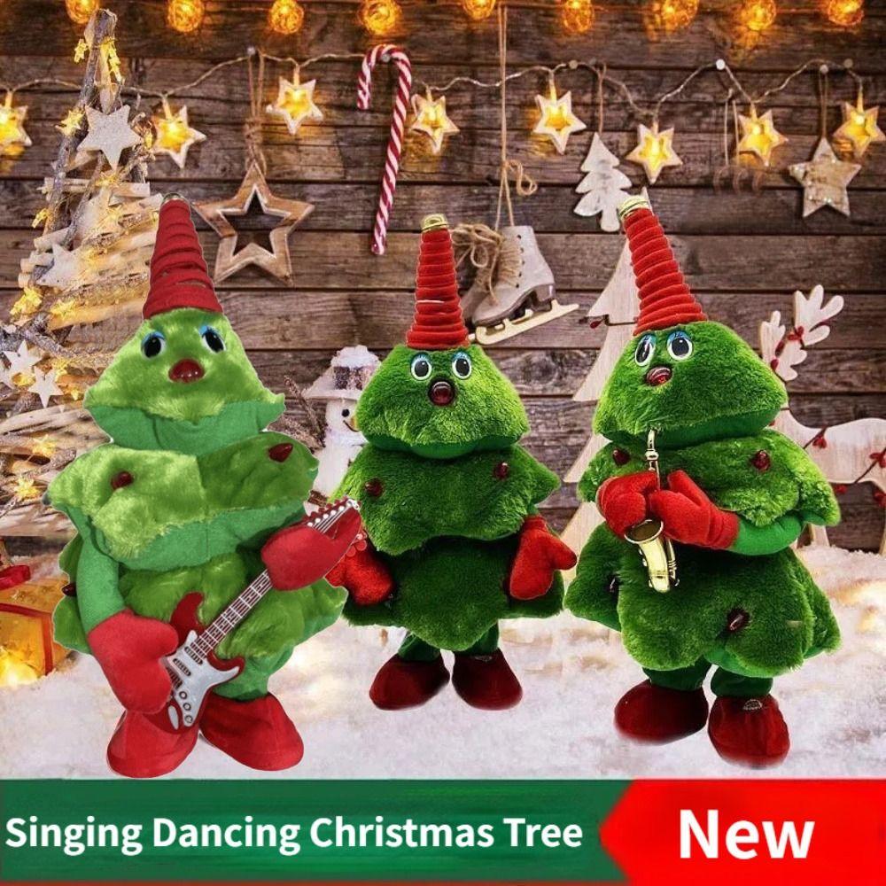Decoration Party Accessories Welcome Doll Electric Music Doll Stuffed Toys Christmas Dancing Doll