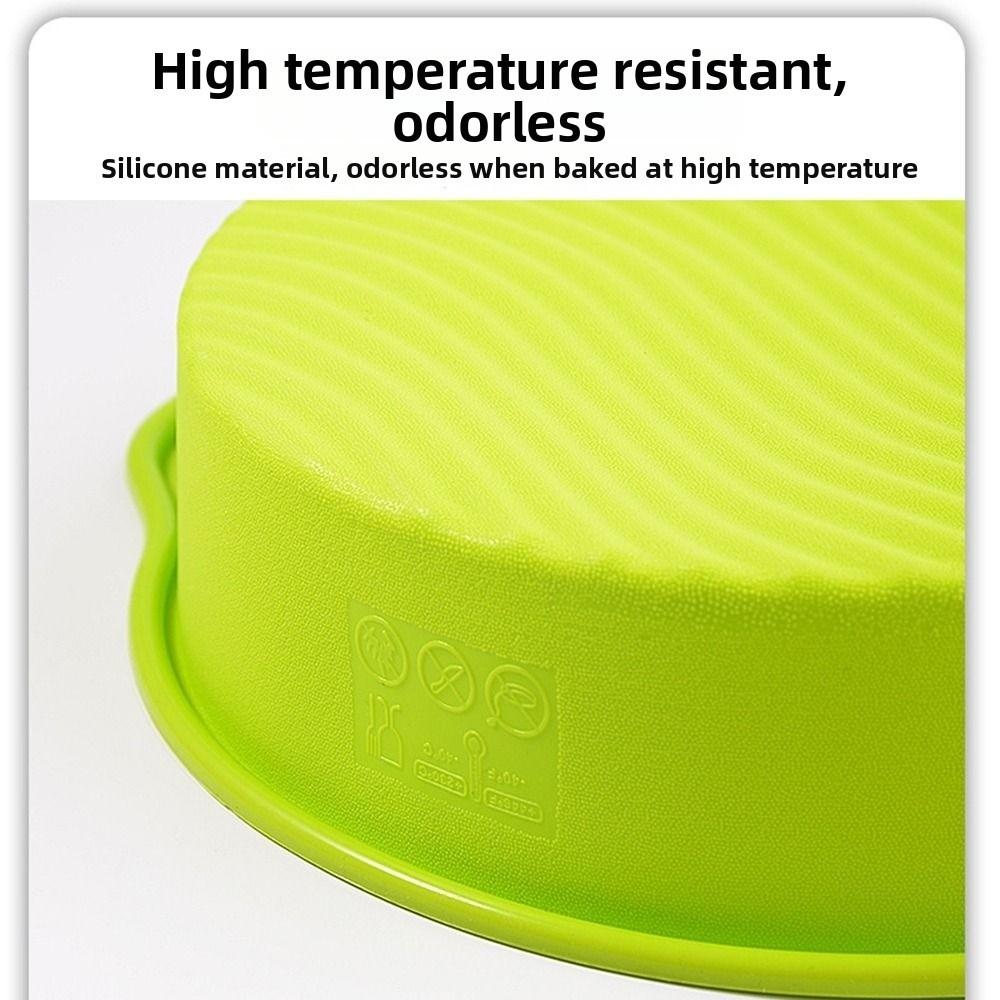 DIY Round Silicone Mold Creative Silicone Baking Pan Bakeware Muffin Cake Mold Baking Tool