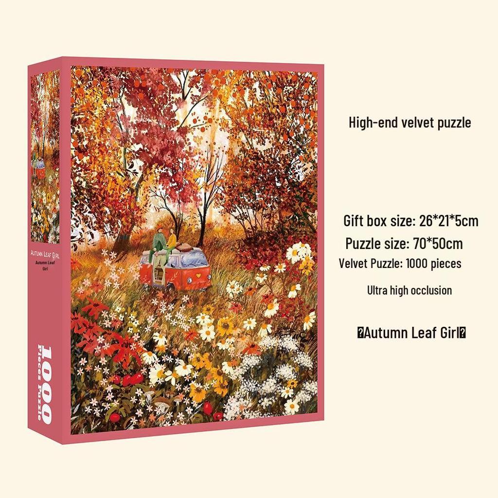 In Stock 1000-Piece High-Quality Challenging Jigsaw Puzzle for Adults - Customizable