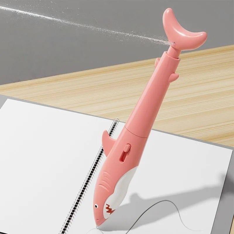 Prank Water Spray Pen Ballpoint School Essentials Funny Gag Stationery for Student Friends Birthday Gifts розовый