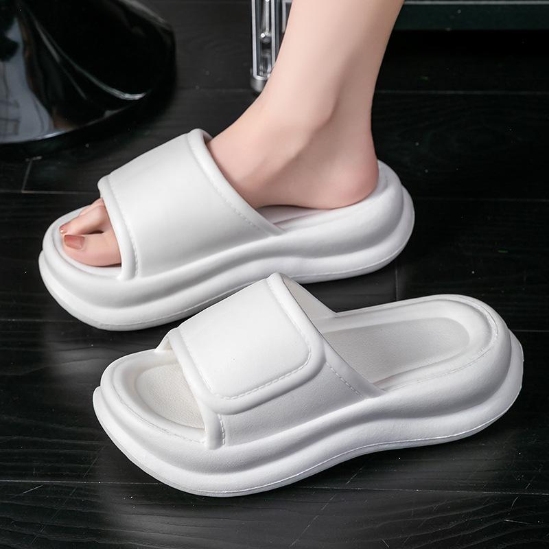 Women's Thick-Soled Deodorant Slippers: Soft, Height-Increasing, Indoor/Outdoor, Summer Beach Wear