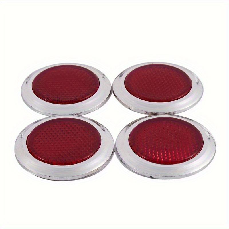 

Auto Car Plastic Round Reflective Reflector Decal Red Car Decorative Decals, Car Rear End Decals червоний