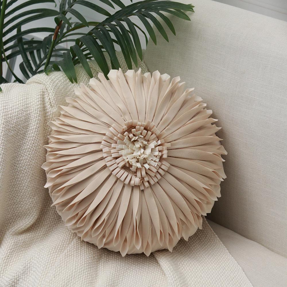 Nordic Minimalist Floral Throw Pillow Cover – Modern, High-End, Comfortable Design for Living Room & Bedroom