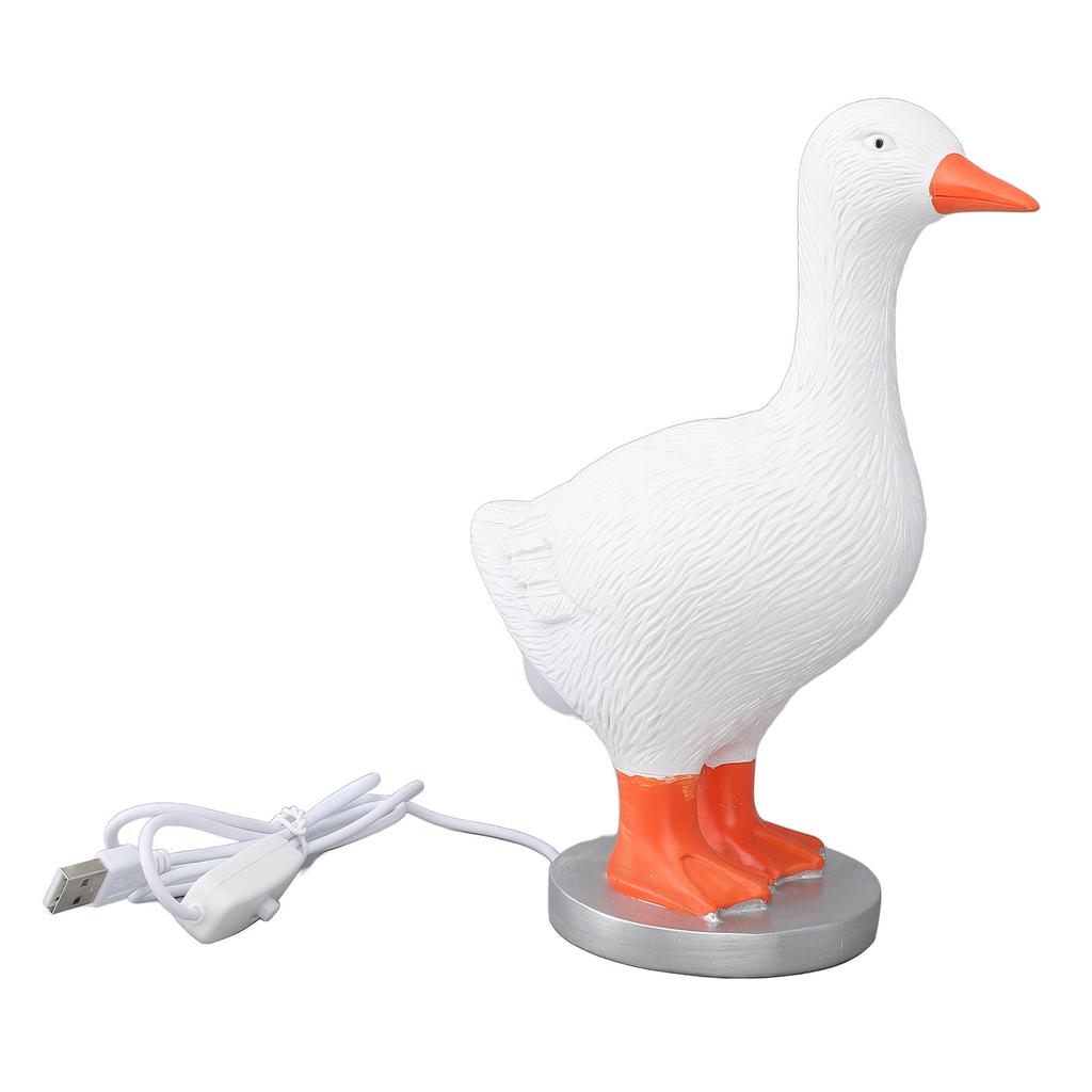 Duck Egg Lamp Creative Resin LED Funny Goose Table Lamp Night Light Home Decor for Bedroom Study