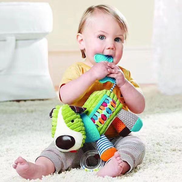 Washable Plush Cartoon Animal Dolls - Seven Styles for Children