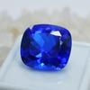 Natural Blue Tanzanite Loose Gemstone Cushion Shape 19.02 Ct for Jewelry Making and Gem Collections