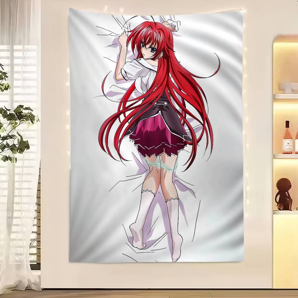 Anime High School DxD DIY Sticky Colorful Tapestry Wall Hanging Bohemian Wall Tapestries Mandala Wall Art Decor
