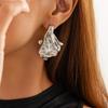Accessories Geometric Irregular Folds Earrings Liquid Lava Wind Ladies Earrings Stud Earrings