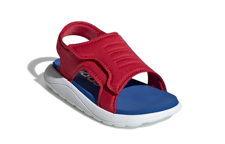 Adidas Comfort Sandal I Comfortable Low top Toddler Shoes Blue Red Infant And Toddler EG2231