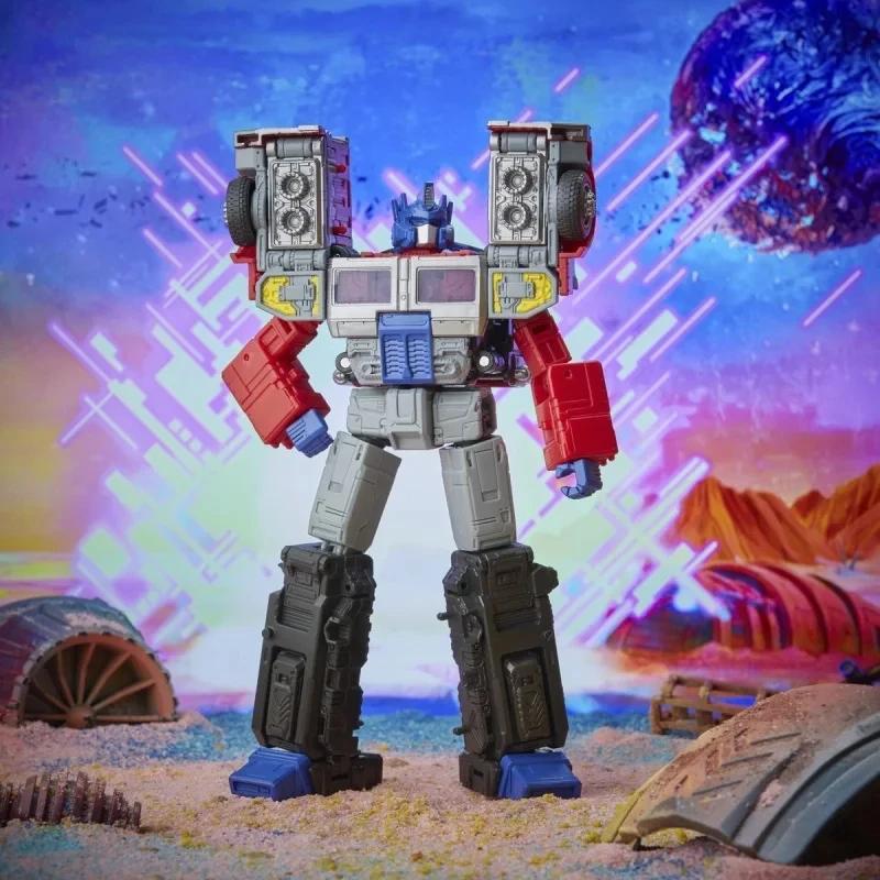 Non-Toxic Genuine Transformers 18Cm Optimus Prime Action Figure Collection Model G2 Universe Laser Generations Legacy Series