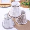 1Pcs Wall Lamp Cover Enclosure Accessories Europe Retro Lampshade Jacquard Fabric Chandelier Handmade Cloth Lampshade