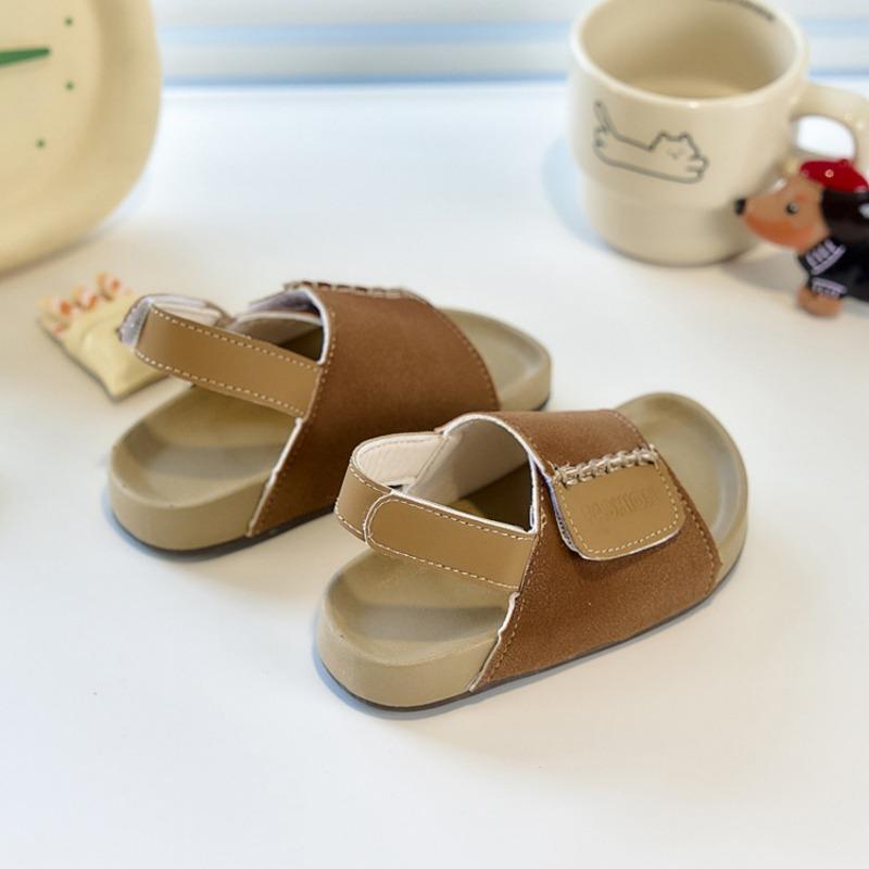 Kids Open Toe Summer Sandals Korean Style Casual Beach Shoes For Boys And Girls