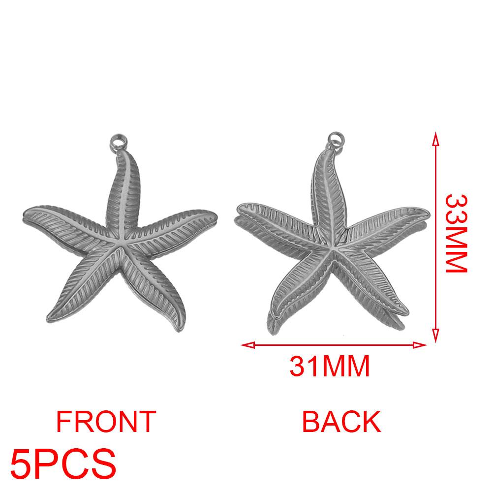 

3-5pcs Stainless Steel Summer Large Sea Conch Shell Charms for DIY Earring Jewelry Materials Making Pendant Supplies Crafts