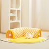 Tunnel Cat Bed Winter Warm Detachable Cat Bed Cat Hiding House Closed Cat House Autumn and Winter