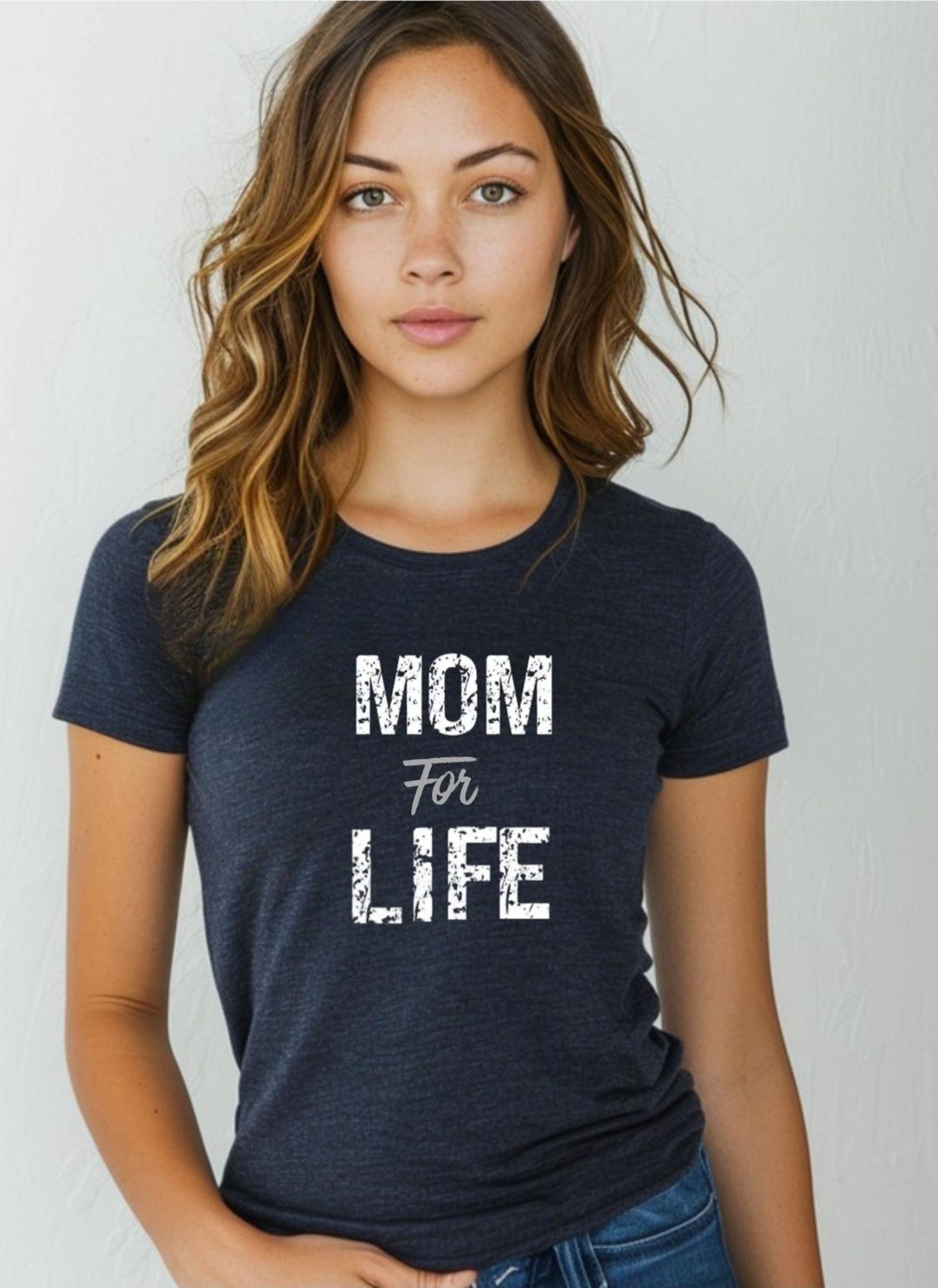 Mom For Life Shirt, Mom Life Tee, Proud Mom Shirt, Motherhood Shirt, Gift for Mom, Cute Mom Shirt, Everyday Mom Tee 2XL