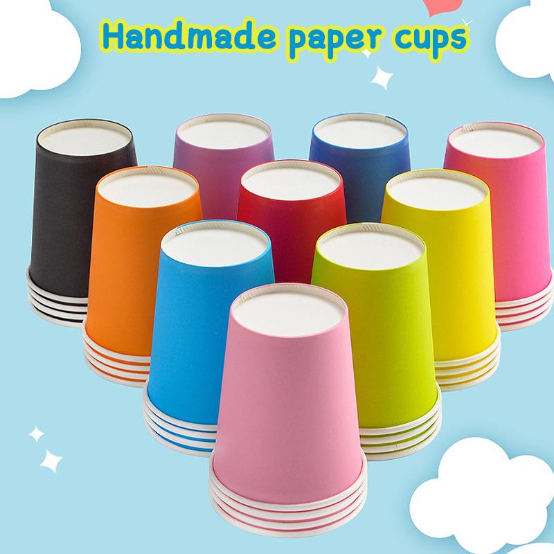 Colorful Paper Cups For Kindergartens, Early Education Children'S Crafts Diy Art Supplies And Paper Cups