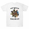 Black Distracted Easily Cats Tshirt Tee And By Sleeve Cats Funny Short Books