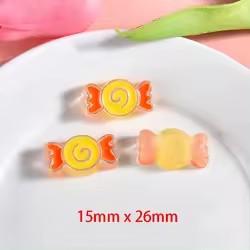 New Hot Sale Kawaii Cabochons Artificial Food Animal Fruit Design Resin with Flat Back for Souvenirs