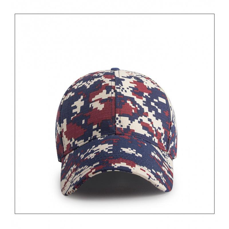 Neue europäische und amerikanische Camouflage-Baseballkappe für Herren und Damen, Outdoor-Sportkappe, Hip-Hop-Hut, Frühjahrs- und Sommerhut für Herren