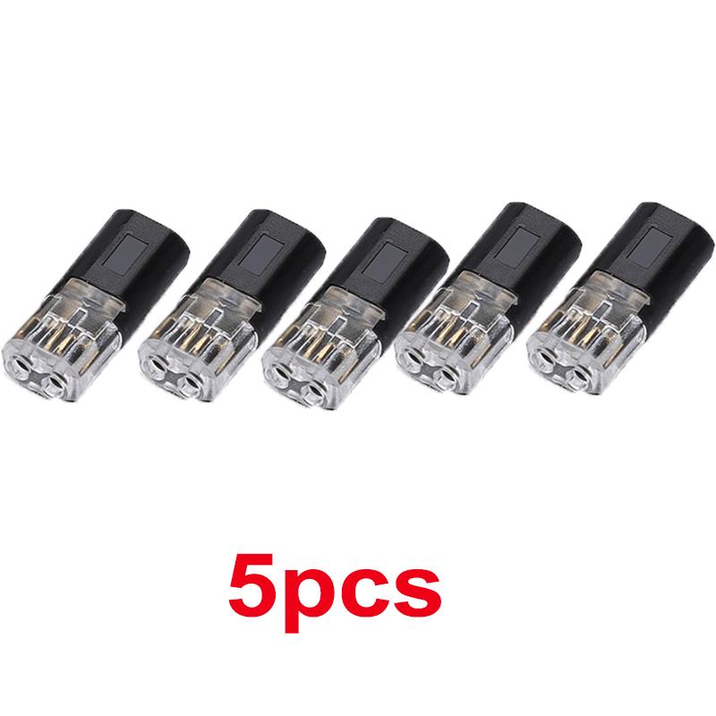 30-1Pcs 2 Pin Wire Connector Waterproof Fast Plug Car Electrical Connectors Wire Cable Automotive Strip Terminal Connection