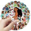 10/30/50/100pcs Disney Cartoon Movie Moana Stickers Anime Sticker for Kids Toy Stationery Phone Luggage Graffiti Decals Packing