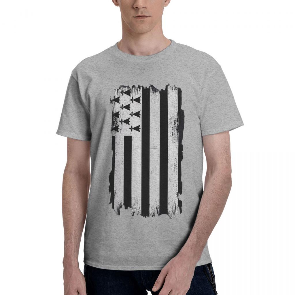 BRITTANY GRUNGE FLAG 100 Cotton Casual Breathable Confortable Cute Mens Clothing Deals Man Clothes