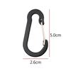 5 stücke Werkzeuge Karabiner Outdoor Rucksack Camping Klettern Ausleger Angeln Haken Schlüsselbund Lock Schnalle Snap Clip