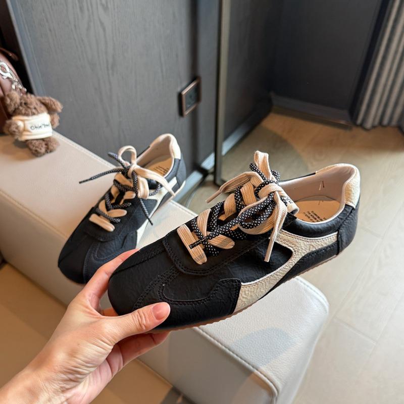 

Cowhide version~ Thick sole inner height increase versatile new women s casual shoes versatile white shoes 40 чёрный