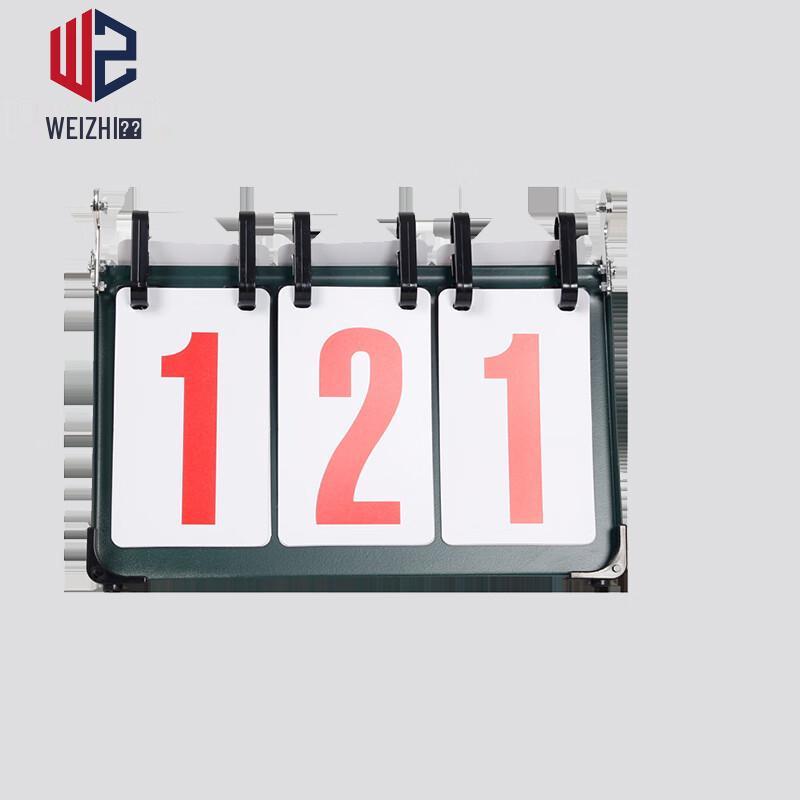Manual 3-Digit Flip Sports Scoreboard