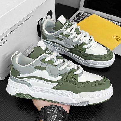 New Sneakers Men Waterproof Sport Shoes Boys School Trainers Platform Designer Running Shoes Fashion Lace Up Vulcan Sneaker