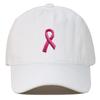 Breast Ribbon Embroidered Duckbill Cap for Sports & Sun Protection