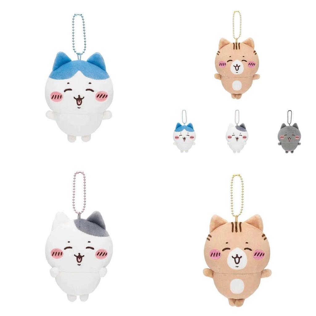 Adorable Plush Toy Charm Japanese Style Jiyi Kawaii Bear And Cat Friends Series Soft Bag Pendant