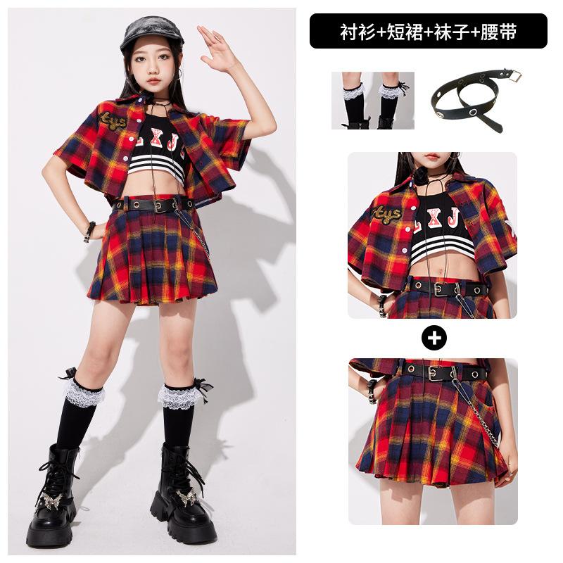 Hip-Hop Children'S Trendy Costumes, Boys' Suits, Hiphop Children'S Clothing, Hip-Hop Catwalk Girls, Jazz Drums
