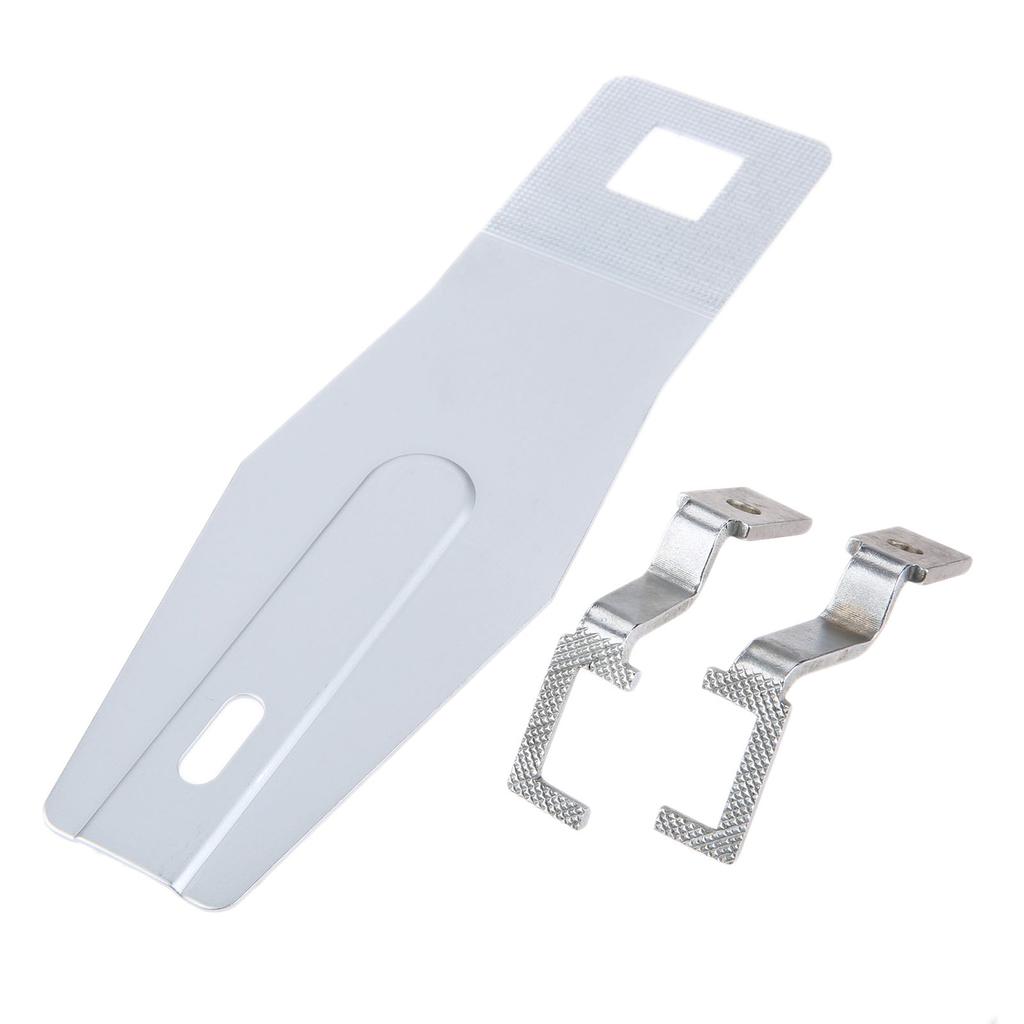 Metal Industrial Sewing Machine Work Clamp Foot(Presser Foot) and Feed Plate(Needle Plate) Set Fit For Juki 1900 Sewing Machine