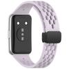 Silicone Magnetic Buckle Mesh Silicone Strap For Huawei Band 11Pro Sport Breathable Watch Band For Huawei Smart Band 11 NFC Replacement Bracelet Loop