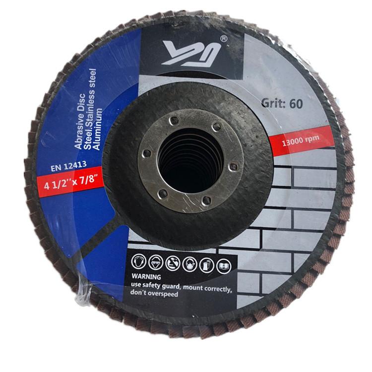 

4Pcs 115mm Flap Discs 40/60/80/120 Grit Grinding Wheels Durable Sanding Sheets for Metal, Angle Grinders 4 Pcs/Set