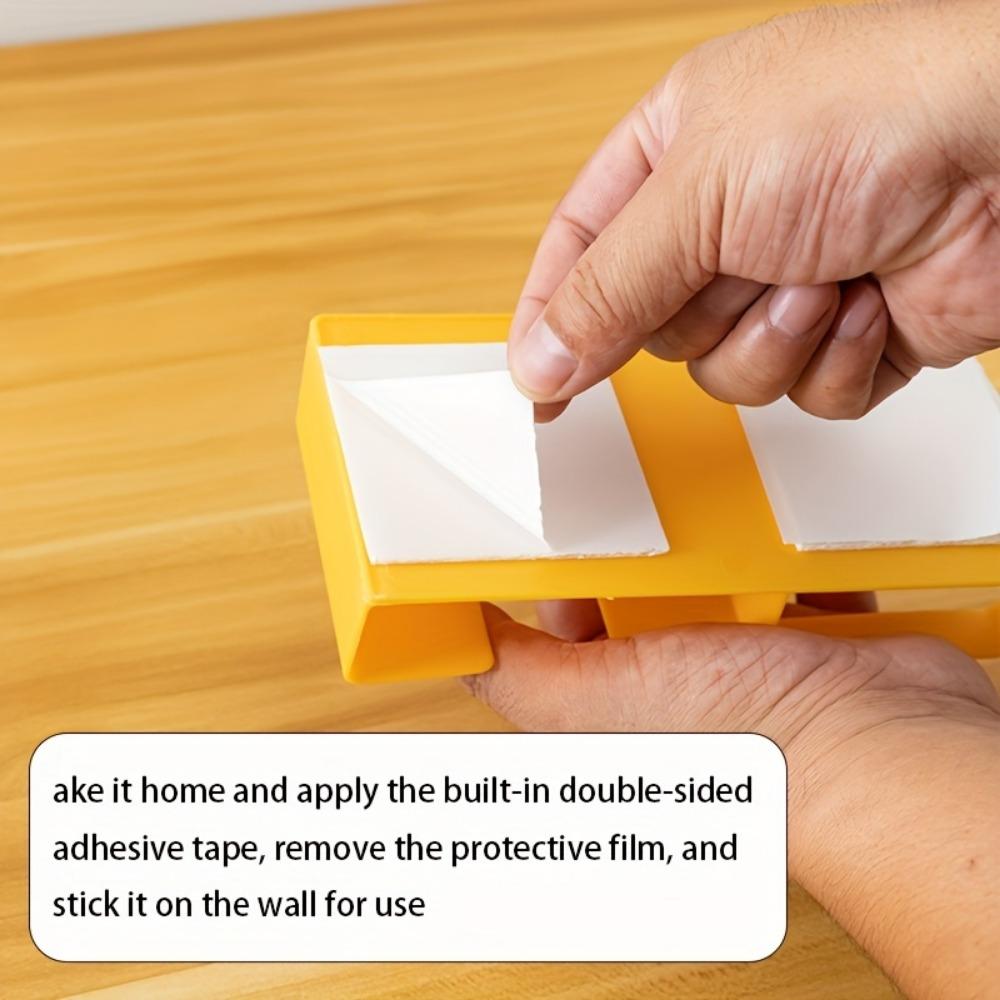 11pc Wall Mounted Storage Bracket, Remote Control Storage Box, Simple Wall Mounted Home Wall Mount Remote Control Holder,